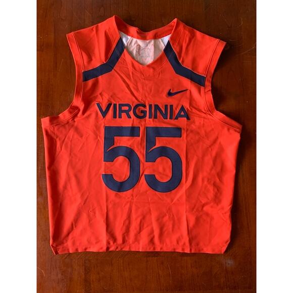 Nike Elite University of Virginia jersey lacrosse Caveliers shirt UVA size L - Picture 9 of 10